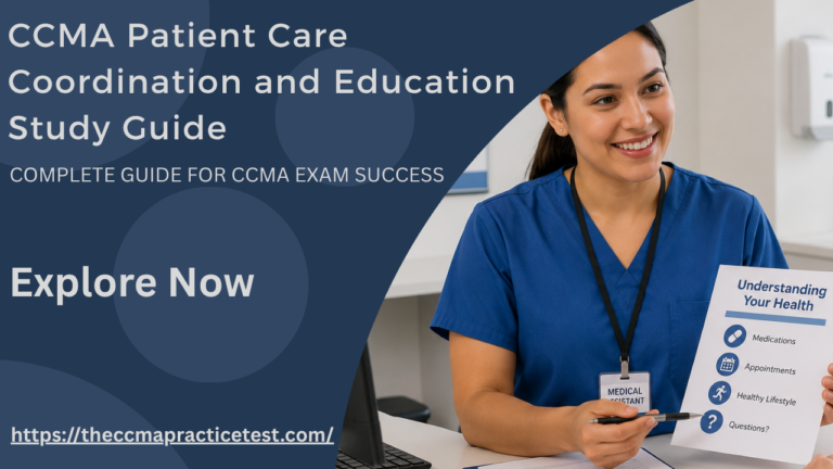 CCMA Patient Care Coordination & Education
